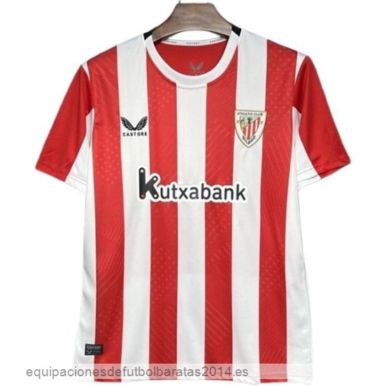 Nuevo Tailandia 1ª Camiseta Athletic Bilbao 24/25 Rojo Blanco Baratas